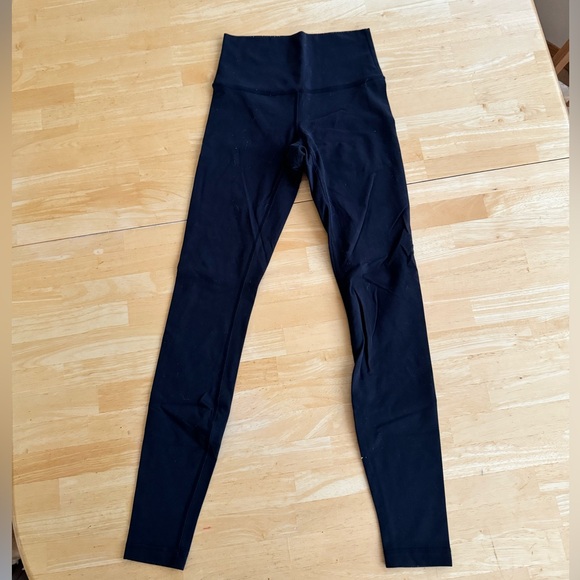 Lululemon Black Legging Size 6 - Picture 1 of 2